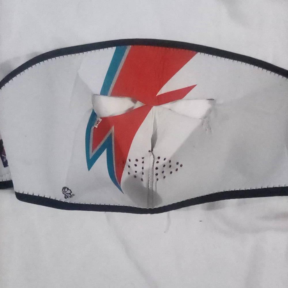 Reversable David Bowie Windproof Velcro Winter Facemask